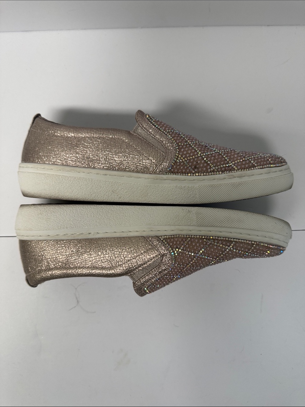 Skechers Street Goldie Diamond Darling Sneakers Size 8.5 - Picture 3 of 13